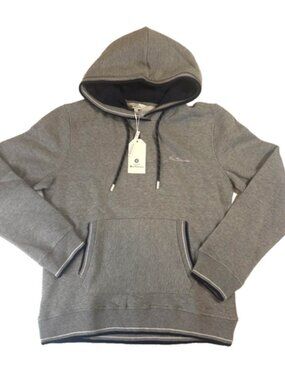 Ben Sherman Hoodie Mens Small Grey Heather Sweatshirt Regular Fit Sm Reg. $89